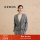 ERDOS V領(lǐng)單畦寬松假兩件時(shí)尚百搭女開(kāi)衫羊絨衫 瑪瑙灰 170/88A/L