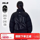 MLB羽絨服男女同款2025年最新款復古背標短款3ADJB5056-50BKS-M