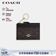 蔻馳（COACH）【品牌直供】女士經(jīng)典標志便攜多卡位卡包深棕色CW870