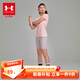 安德瑪（Under Armour）兒童緊身短褲女童休閑運動(dòng)緊身褲兒童緊身短褲運動(dòng)褲 鉛灰紫 165