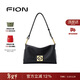 菲安妮（FION）疊疊hobo包包2025新款真軟皮輕奢斜挎包女單肩包 生日禮物