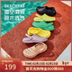斯凱奇（Skechers）透氣洞洞鞋女士外穿包頭泡泡鞋舒適厚底軟底涼拖鞋111514