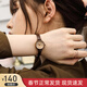 聚利時(shí)（Julius） 手表女小巧氣質(zhì)小表盤(pán)細帶防水韓版學(xué)生女生時(shí)尚簡(jiǎn)約女士石英表 【復古】小棕表