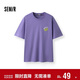 森馬（Semir）短袖T恤男純棉內搭2025夏季情侶裝水果印花上衣時(shí)尚109325100216