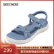 斯凱奇（Skechers）（SKECHERS）涼鞋女軟底外穿運動(dòng)涼拖鞋平底溯溪鞋沙灘鞋141451