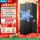 美的（Midea）606升雙開(kāi)門(mén)冰箱一級能效風(fēng)冷無(wú)霜凈味雙變頻超大容量大冷凍BCD-606WKPM(E)國家補貼