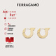 菲拉格慕（Ferragamo）女士黃色耳飾 0776237 禮物送女友