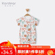 Kordear 嬰兒夏裝衣服寶寶夏季薄款連體衣新生兒紗布透氣哈衣 動(dòng)物 90cm