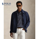 Polo Ralph Lauren 拉夫勞倫 男裝 26年春季條紋泡泡紗教練夾克RL100810 410-深藍色 M