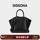 DISSONA迪桑娜女包手提包女包包天使系列翅膀包單肩包斜挎【情人節禮物】 黑色-大號