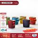 酷彩（Le Creuset）酷彩LE CREUSET350ml/200ml馬克杯6件套彩虹色家庭用套裝 350ml馬克杯6件套