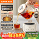 蘇泊爾（SUPOR）養生壺 燒水壺煮茶壺 恒溫壺 家用熱水壺保溫壺花茶壺電熱水壺 全玻璃0膠水 1L SW-10Y05Q