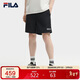 FILA斐樂(lè )官方情侶運動(dòng)短褲2025夏季休閑山系戶(hù)外梭織五分褲男