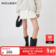 moussy 新品甜美淑女風(fēng)純欲花苞裙半身裙女010HAS31-4021 011米白色 M 00002/M