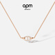 APM MonacoMaille Marine玫瑰金色項鏈 玫瑰金色（咨詢(xún)客服下單享50元E卡）