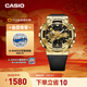 卡西歐（CASIO） G-SHOCK 金屬系列小鋼炮GM-110時(shí)尚運動(dòng)男士手表防水防震 GM-110G-1A9PR-200M防水