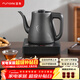 FUNORK全自動(dòng)上水電熱水壺茶臺燒水壺燒水器專(zhuān)用一體茶桌茶幾泡茶具電茶爐 鈦灰色手柄單爐