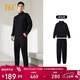 361°運動(dòng)套裝男士秋冬季跑步訓練服休閑外套褲子兩件套652134001G-2