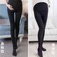 孕婦打底褲孕婦絲襪打底襪冬季加絨春秋款連褲襪外穿秋款長(cháng)褲U&M Y-2條裝【春秋黑連+薄絨黑連】