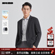 利郎輕薄防曬衣西裝外套夏季25商務(wù)男士單西上衣修身透氣皮膚衣空調服 黑色（G5XKF821SA） 2XL 180/92A