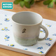 NITORI宜得利家居 卡通早餐杯牛奶杯辦公室水杯錐形陶瓷馬克杯 大嘴鳥(niǎo)