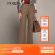 PORTS 寶姿秋冬新款女裝通勤日常小腳休閑褲長(cháng)褲LM9P087LWF102 卡布奇諾 M (6)