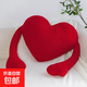 新品創(chuàng  )意玩具情侶愛(ài)心抱枕閨蜜情人節送女友生日禮物婚房壓床娃娃 手掌款紅 50*40cm(0.58kg)