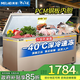 美菱（MeiLing）商用冰柜大容量冷凍柜零下40度 電控超低溫冷藏冷凍單溫轉換柜商超鮮肉速凍大容量冷柜 420DTE【PCM鋼板內膽】零下40度 420L