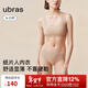 ubras無(wú)尺碼小奶皮紙片人內衣胸大顯小瘦薄無(wú)痕隱形背心文胸女 套裝-隱形膚色（原膚裸） 均碼 標準版 100-130斤/A-C杯