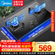 美的（Midea）天然氣燃氣灶煤氣灶雙灶5.0kW大火力 家用燃氣灶臺嵌兩用 一級能效可調支架 鋼化玻璃Q330國家補貼 天然氣 5.0kW 聚焰猛火灶 節能省氣