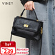 viney牛皮包包女包品牌斜挎單肩包輕奢手提包生日情人節禮物送女友老婆
