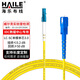 HAILE電信級光纖跳線(xiàn)LC-FC-SC(UPC) 萬(wàn)兆單模單芯OS2 9/125小方頭轉圓頭轉大方頭 收發(fā)器尾纖跳纖光纖線(xiàn) （LC-SC）小方頭LC轉SC大方頭 1米