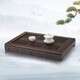 漢唐茶盤(pán)黑紫檀實(shí)木功夫茶托盤(pán)茶臺茶托大號排水儲水式大博古茶具套裝 黑紫檀大博古 單茶盤(pán)無(wú)瓷器