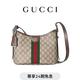 GUCCI古馳Ophidia系列小號肩背包[新款][禮物] 米色和深棕色 均碼