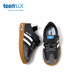 天美意（TEENMIX）2067春季新款德訓鞋男女寶寶鞋中大童板鞋百搭休閑鞋魔術(shù)貼低幫鞋