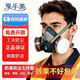 享樂(lè )美 防毒面具全面罩噴漆專(zhuān)用口罩呼吸防護罩防煙全臉?lè )缐m面罩化工氣體