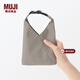 MUJI 迷你  不易沾水 包 包包 小包 收納裝飾兩用 輕巧便攜 深米色 迷你包