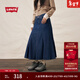 Levi's李維斯25年秋冬新款女士美式復古時(shí)尚簡(jiǎn)約潮流休閑牛仔裙 中藍 XS (25)