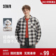 森馬（Semir）[商場(chǎng)同款]長(cháng)袖襯衫男純棉法蘭絨格子外套2025秋101525105106