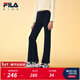 斐樂(lè )FILA【斐暖功能】?jì)和b2025年冬季新款女中大童加絨打底褲 RD寶藍-NV 150