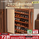小匠材鞋架家用門(mén)口多層入戶(hù)柜簡(jiǎn)易玄關(guān)防塵收納鞋柜茶色6層90cm