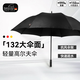 Euro SCHIRM EBERHARD GOBEL德國風(fēng)暴傘 超大號加固加厚抗臺風(fēng)商務(wù)男士晴雨兩用傘長(cháng)柄傘W2AT 黑色
