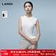 藍地（LANDI）[通穿三季]圓領(lǐng)無(wú)袖修身針織衫女吊帶背心內搭2024春夏新品 米白色 L