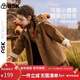 ASK JUNIOR【立體小鹿】?jì)和馓?5冬季小童新年連帽防風(fēng)女童雙面毛呢大衣