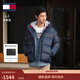 TOMMY JEANS【連帽面包服】秋冬男美式復古潮流輕暖羽絨服外套新年禮物 藏藍色C1G XL （推薦：170-185斤）