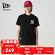 NEW ERA紐亦華MLB短袖T恤男女情侶秋季運動(dòng)NY時(shí)尚休閑重磅上衣13086597-L