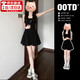JIOESC法式赫本風(fēng)黑色吊帶內搭連衣裙子女夏季2025新款小個(gè)子收腰a字裙 黑色短款【爆款/清冷白月光】 M 【45/55kg】