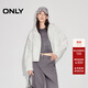 ONLY2025秋季新款休閑個(gè)性撞色寬松挺闊短款連帽外套女|125136018 A43 奶油白色 S (160) 80A