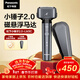 松下（Panasonic）小錘子2.0電動(dòng)剃須刀往復式男士刮胡刀進(jìn)口磁懸浮馬達三刀頭Type-c生日禮物情人節禮物男生JLM3C黑