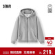 森馬（Semir）商場(chǎng)同款|外套女冬季加絨拼接連帽落肩寬松2025夾克101725108004